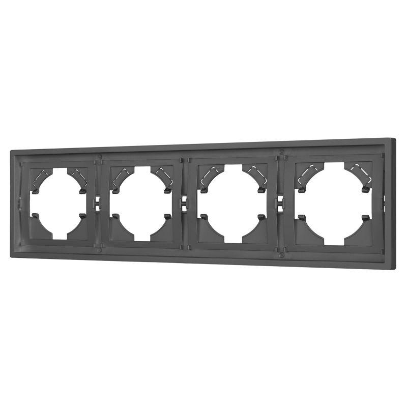 рамка 4-м frm-tendo-sfpl-4-gr пластик. сер. arlight 054655 от BTSprom.by