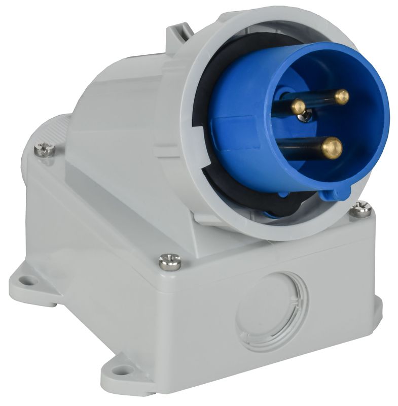 вилка стационарная сси-5132 16а 6ч 220в 2p+pe ip67 iek psr51-016-3-0-67 от BTSprom.by