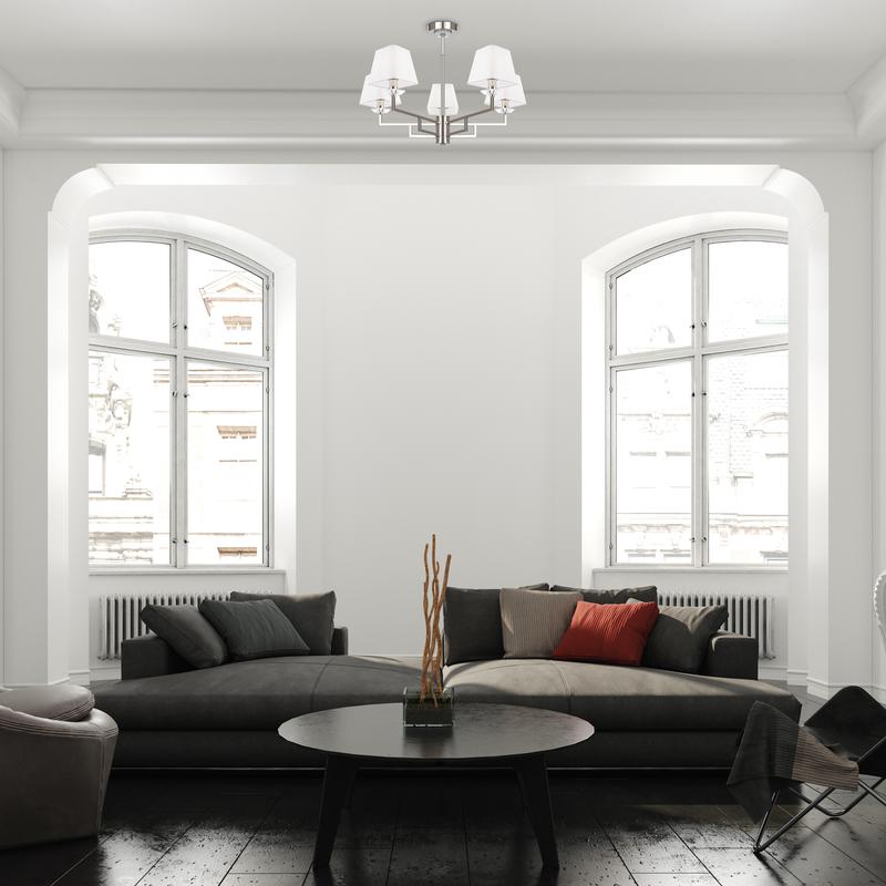  Светильник Viva 40Вт E14х5 IP20 подвесной Freya FR5266PL-05CH фото в каталоге от BTSprom.by