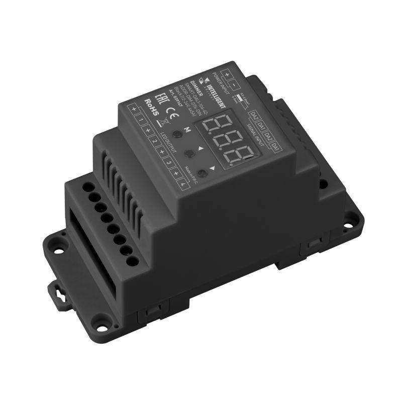 диммер smart-dali-104-62-addr-dim-dt6-din black (12-24в 4х5а) (ip20 пластик) intelligent arlight 039147 от BTSprom.by