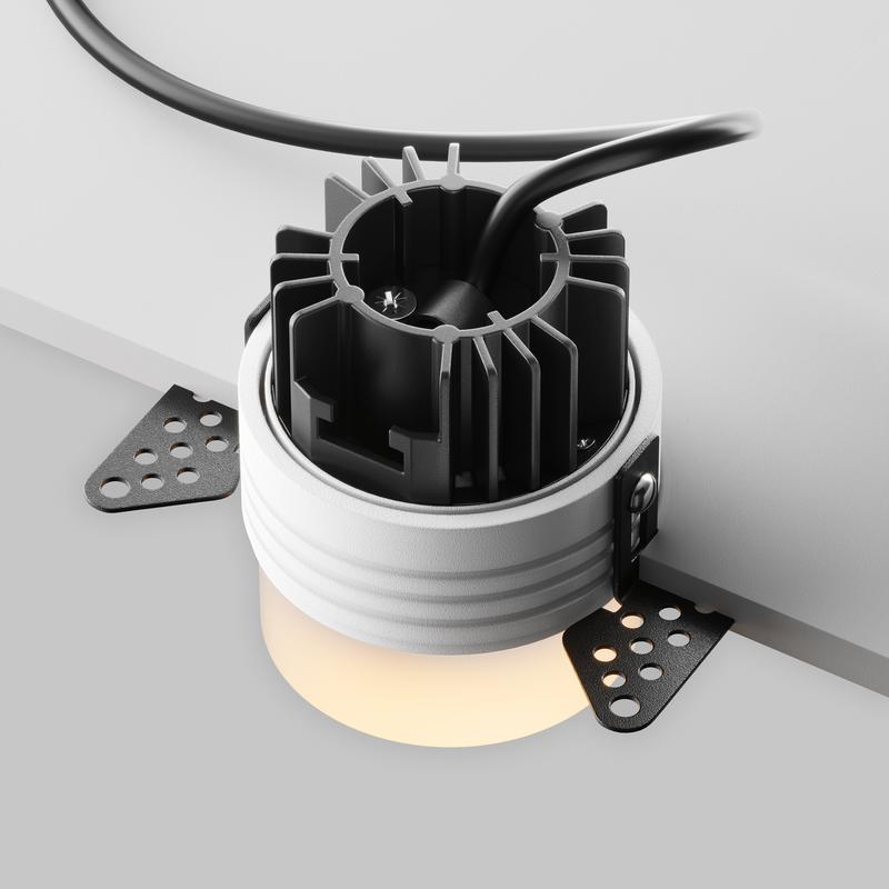  Светильник Nude 12Вт 3000К IP20 180град. встраив. Maytoni DL065-12W3K-TRS-W фото в каталоге от BTSprom.by