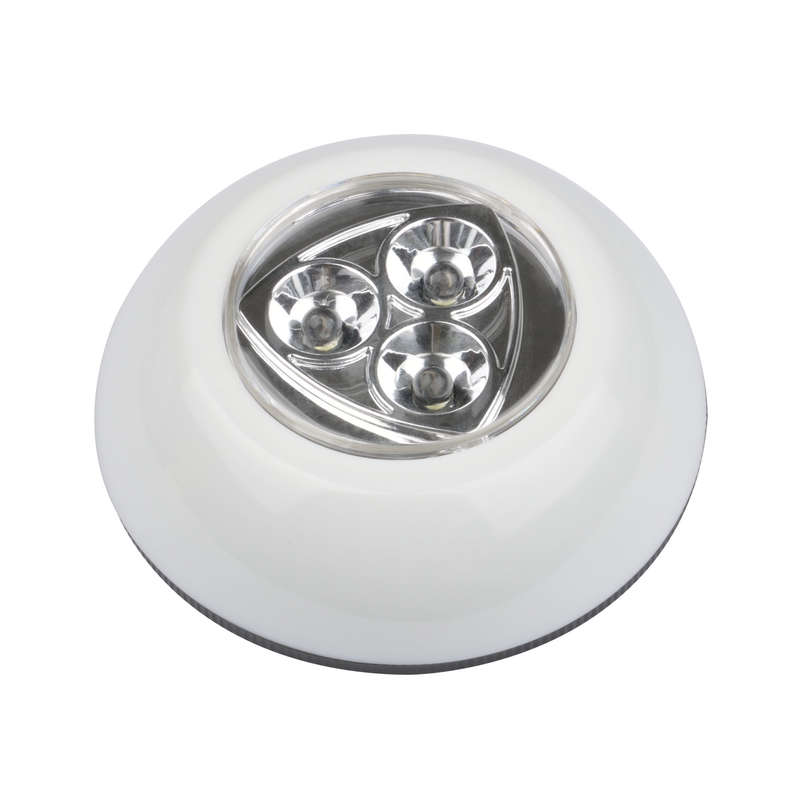 светильник-ночник dtl-360 круг/white/3led/3ааа пушлайт питание от 3-х батареек ааа (в комплект не входят) бел. uniel ul-00001992 от BTSprom.by