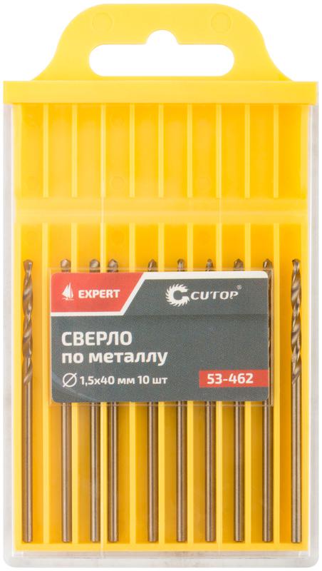  Сверло по металлу EXPERT 1.5х40мм (уп.10шт) Cutop 53-462 фото в каталоге от BTSprom.by