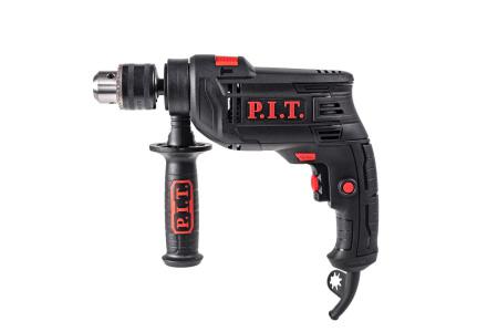 дрель ударная электрическая 650вт ключевой патрон 13мм 0-3000об/мин 0-48000уд/мин p.i.t. psb13-c6 от BTSprom.by