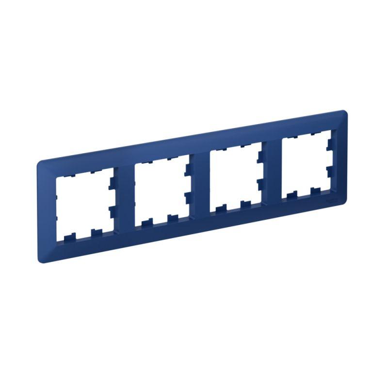 рамка 4-м atlasdesign air аквамарин/дым. черн. se atn221104 от BTSprom.by