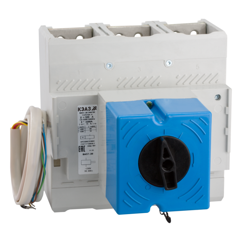 выключатель автоматический 500а 5000im ва51-39-344730 ухл3 690в ac нр=230в ac/220в dc пэ230ac кэаз 221104 от BTSprom.by