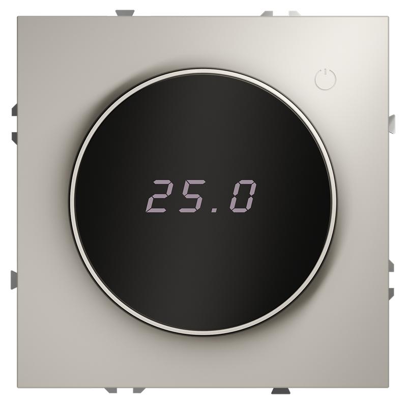 терморегулятор электронный s70 с индикацией и датчиком для теплого пола механизм кашемир voltum vls070103 от BTSprom.by