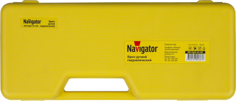  Пресс гидравлический 80 387 NHT-Pg03-10-120 (ручной; плавный ход) Navigator 80387 фото в каталоге от BTSprom.by