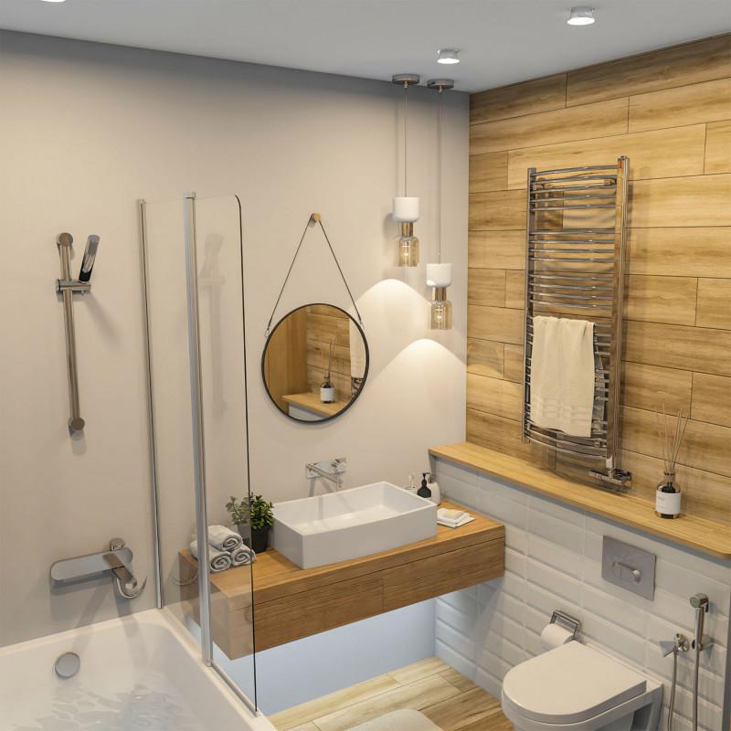  Светильник 15Вт GU10 IP44 встраив. влагозащ. алюм. бел. DENKIRS 545347 фото в каталоге от BTSprom.by