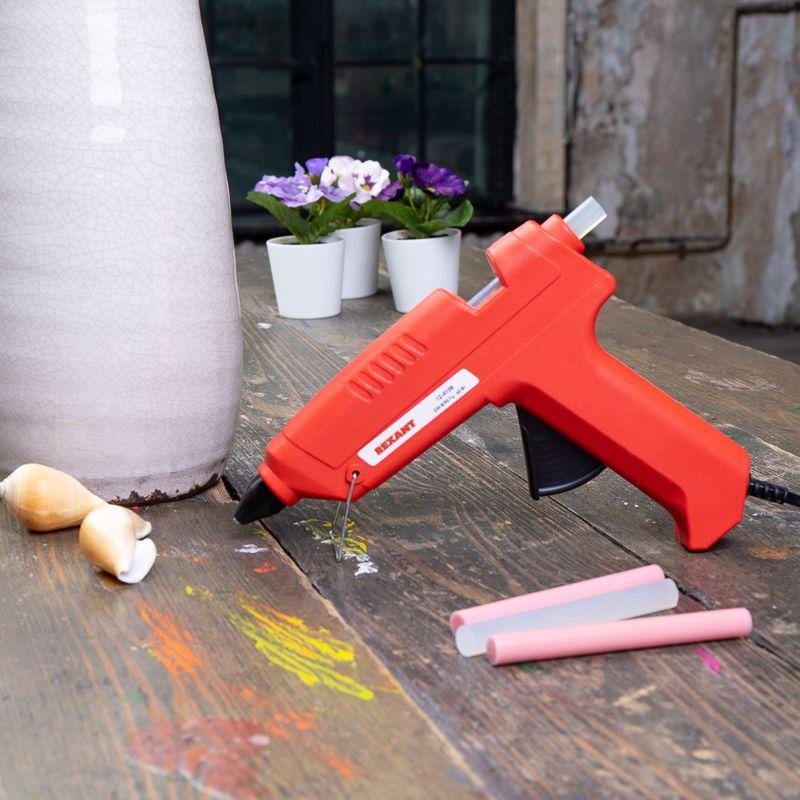  Пистолет клеевой 40Вт большой (блист.) REXANT 12-0108 фото в каталоге от BTSprom.by