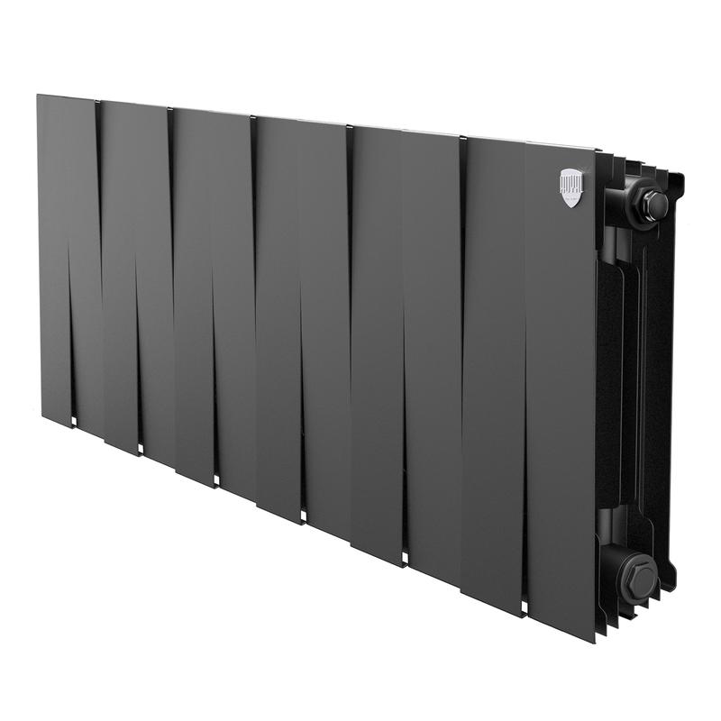 радиатор pianoforte 300 12 секц. биметал. noir sable royal thermo нс-1346057 от BTSprom.by