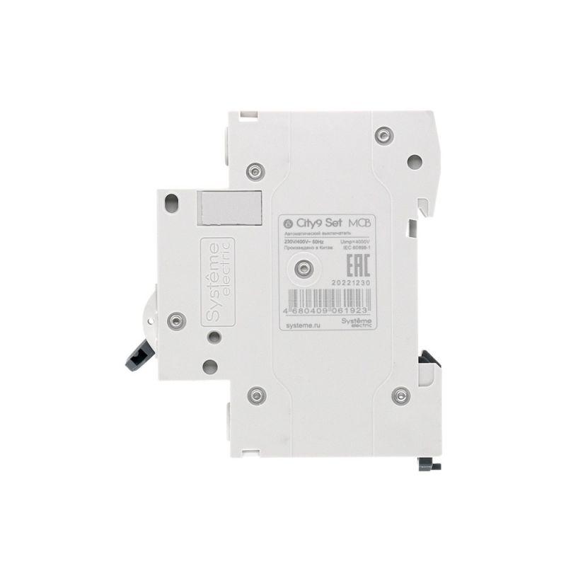  Выключатель автоматический модульный 1п C 6А 4.5кА City9 Set 230В SE C9F34106 фото в каталоге от BTSprom.by