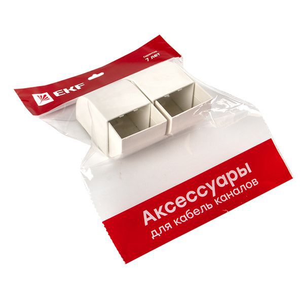  Заглушка 60х60 бел. Plast PROxima (уп.4шт) EKF ecw-60-60x4 фото в каталоге от BTSprom.by