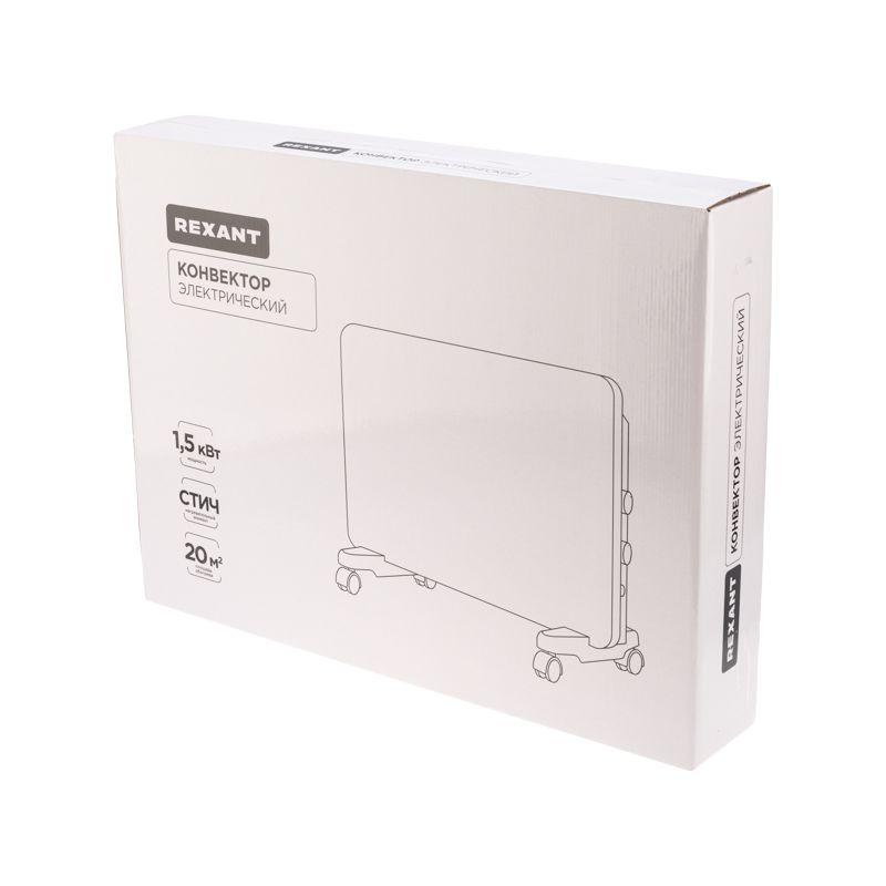  Конвектор электрический с механическим термостатом 1.5кВт СТИЧ-нагревательный элемент Rexant 60-0094 фото в каталоге от BTSprom.by