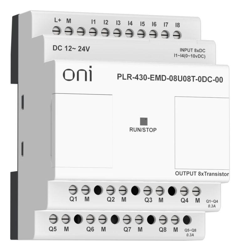 модуль расширения входов выходов плк 430 4 di 4 ui (0-10в/di) 8 to 24в dc oni plr-430-emd-08u08t-0dc-00 от BTSprom.by