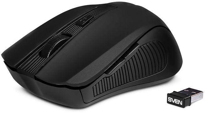  Мышь беспроводная RX-350W черн. (5+1кл. 600-1400DPI SoftTouch блист) SV-019570 SVEN 1000609219 фото в каталоге от BTSprom.by