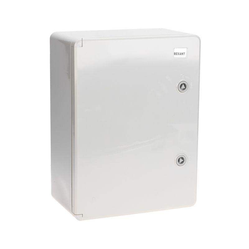  Корпус пластиковый ЩМПп 400х300х170 ABS УХЛ1 IP65 с монтажной панелью Rexant 11-0402 фото в каталоге от BTSprom.by