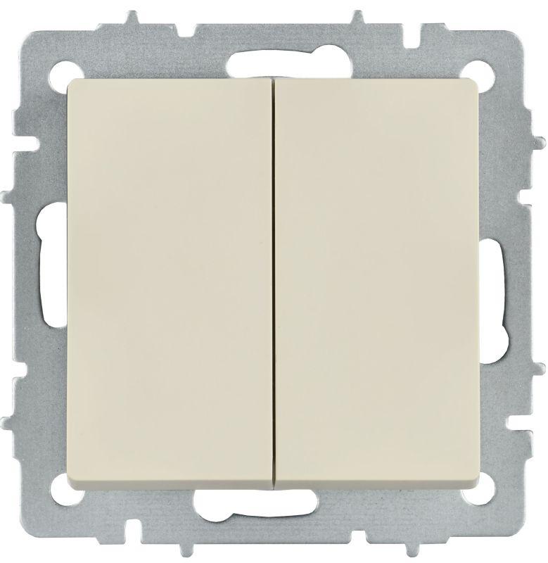  Выключатель перекрестный 2-кл. СП BRITE ВС10-2-3-БрКр 10А механизм беж. IEK BR-V23-0-10-K10 фото в каталоге от BTSprom.by