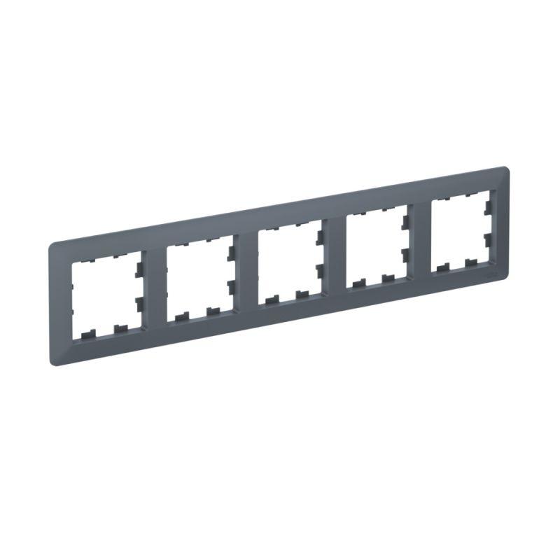 рамка 5-м atlasdesign air грифель/дым. черн. se atn220705 от BTSprom.by