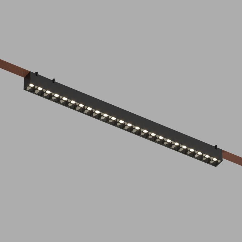 светильник для трека-ремня belty grill со светодиодом l642хw40хh45мм 48в dc 24вт ra90 24град. 4000к ip20 черн. алюм. denkirs dk5572-bk от BTSprom.by