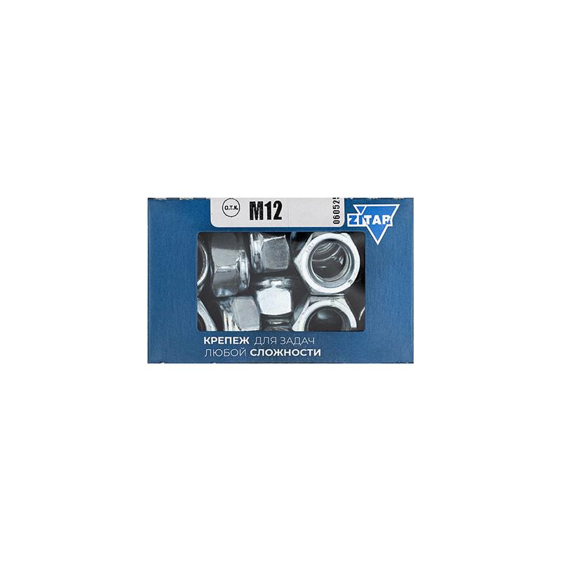 гайка самоконтрящаяся м12 din 985 оцинк. (уп.25шт) tech-krep/zitar 105256 от BTSprom.by