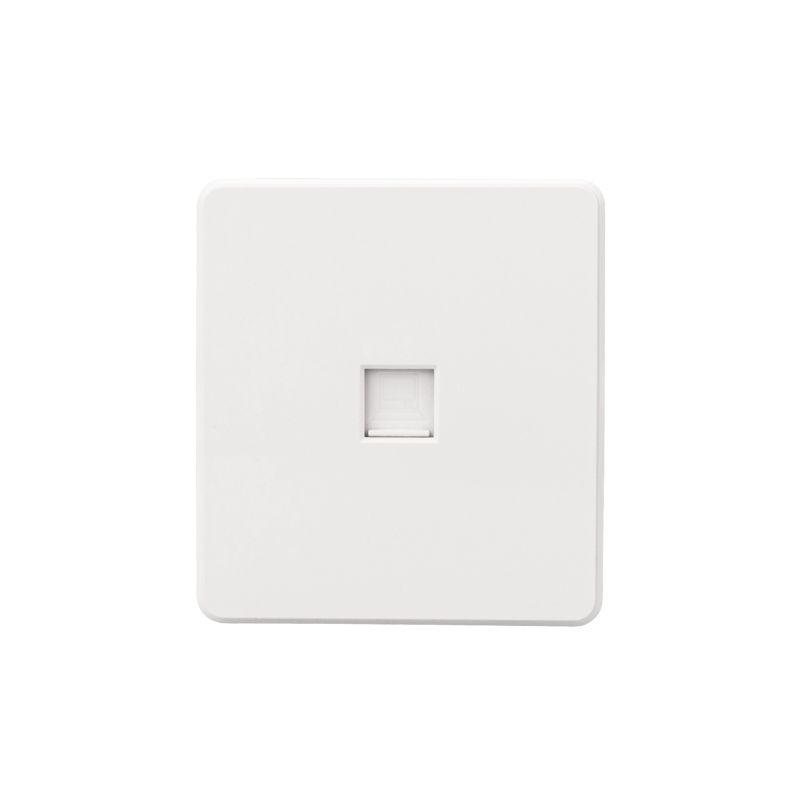 розетка компьютерная сп round miele rj45 кат.6 перламутр kranz kr-78-0724-1 от BTSprom.by