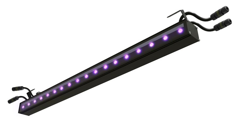 светильник l-line 900/19/д/rgbw/pr/b/24dc ip67 1290лм ral9005 муар dmx ledel ln19-151-713-2115-dmx от BTSprom.by