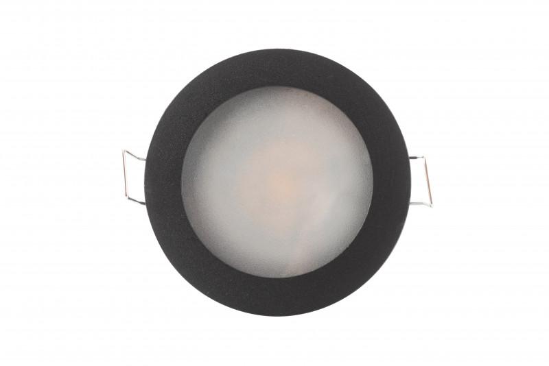 светильник 50вт gu10 ip44 встраив. влагозащ. алюм. черн. denkirs 427067 от BTSprom.by