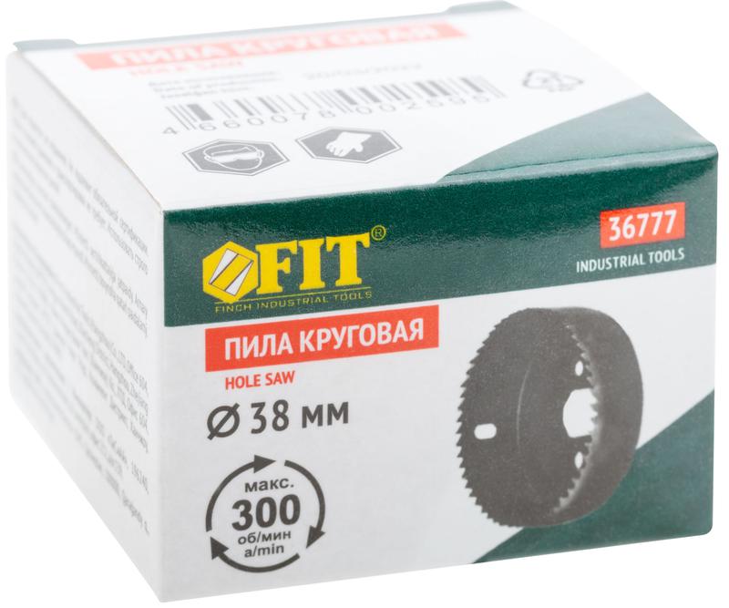  Пила круговая инструментальная сталь 38мм FIT 36777 фото в каталоге от BTSprom.by