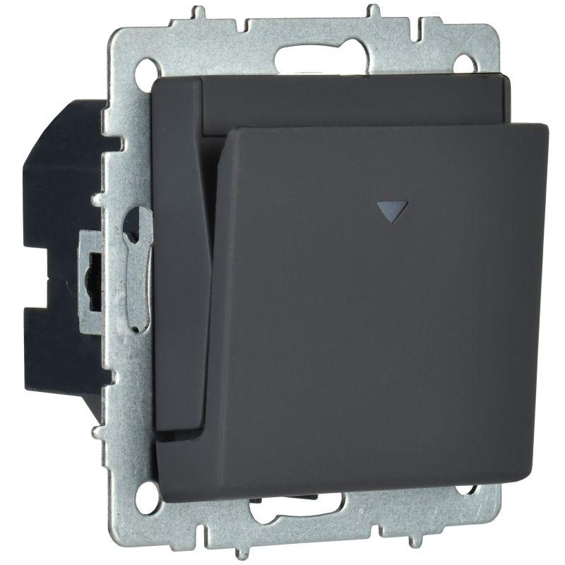  Выключатель карточный BRITE 30А ВС10-1-8-БрГ механизм графит IEK BR-V11-0-10-K53 фото в каталоге от BTSprom.by