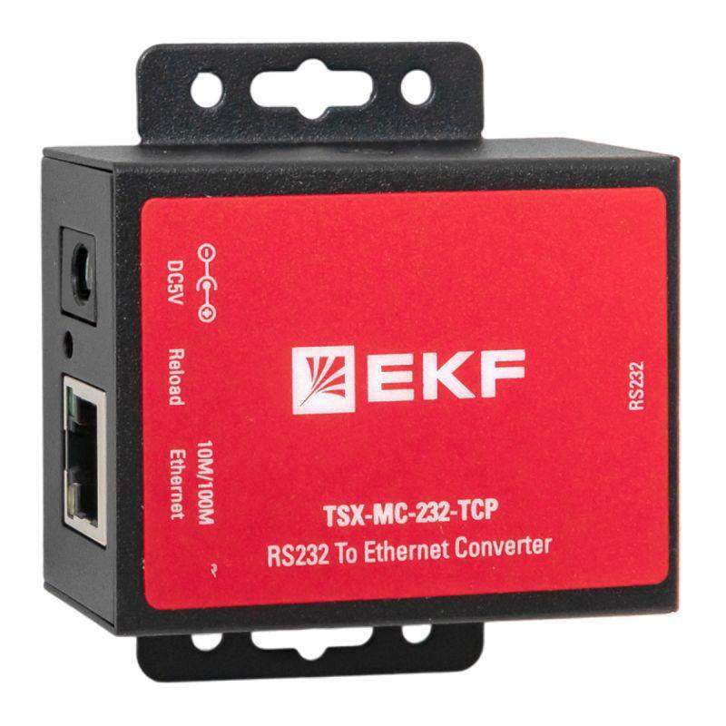  Преобразователь 1-портовый RS-232 в Ethernet EKF MC-232-TCP TSX EKF TSX-MC-232-TCP фото в каталоге от BTSprom.by