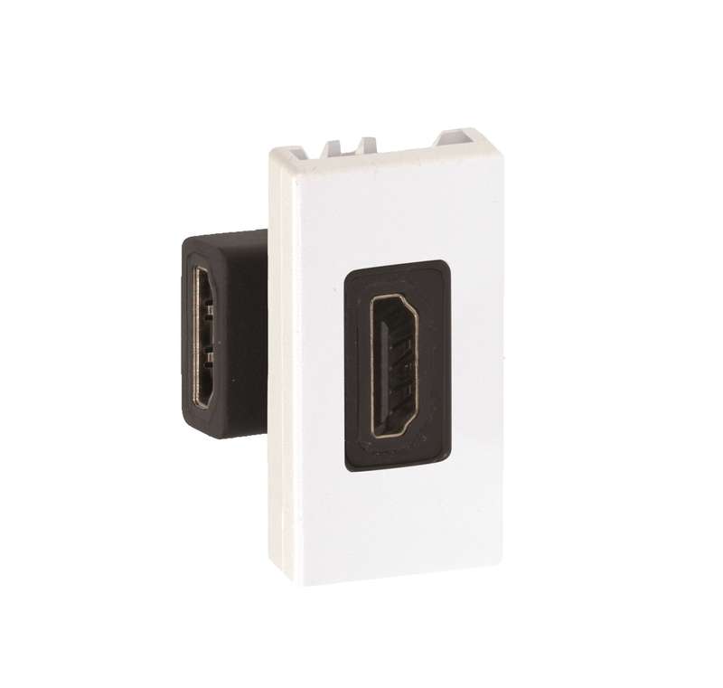 плата 1-м с разъемом hdmi 22.5х45мм simon connect графит k129b-14 от BTSprom.by