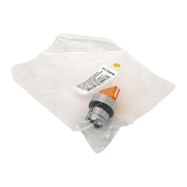  Механизм переключателя исполнительный XB4 IP65 на 3 положения возвратный без фиксации с подсветкой с короткой ручкой желт. EKF XB4BD3L-Y-65 фото в каталоге от BTSprom.by