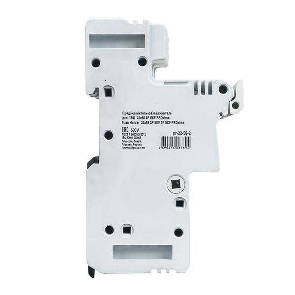  Предохранитель-разъединитель для ПВЦ 22х58 2п EKF pr-22-58-2 фото в каталоге от BTSprom.by
