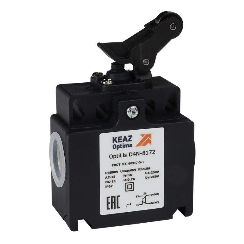 выключатель концевой optilis d4n-8172 рычаг роликовый вертикальное перемещение en 50047 xckt2127p16 кэаз 365317 от BTSprom.by