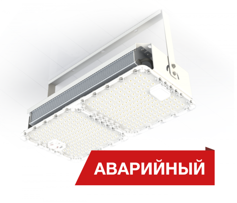 светильник светодиодный quadro 105/15500 д 105вт 3000к ip54 15500лм 0.95pf 80ra кп<5 лира аварийн. diora dq105d-3k-l-a от BTSprom.by