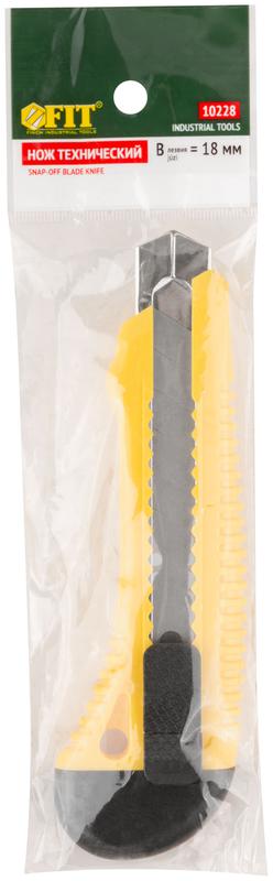  Нож технический 18мм усилен. пластик. FIT 10228 фото в каталоге от BTSprom.by