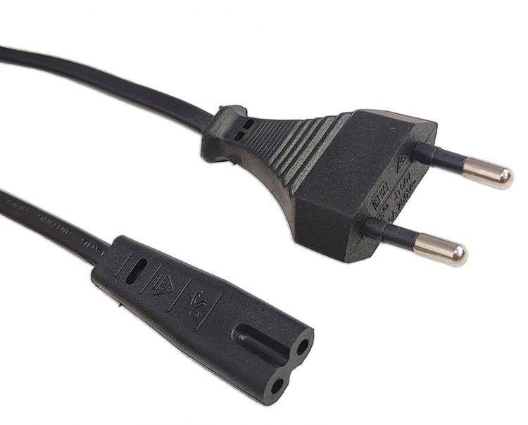 кабель питания cee 7/16 - c7 2х0.5 220в 2.5а 550вт 1м черн. filum fl-pc2.5-eu-c7-1m от BTSprom.by