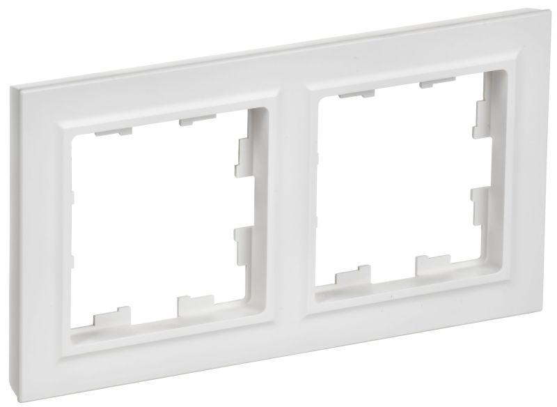 рамка 2-м brite ру-2-браб арктич. бел. iek br-m22-k91 от BTSprom.by