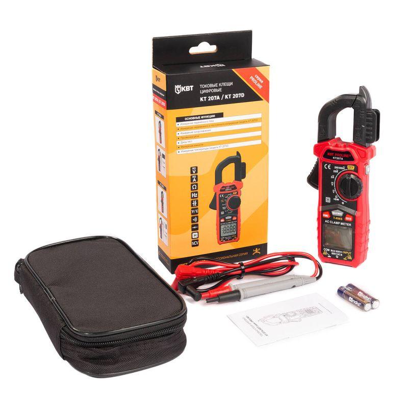  Клещи токовые цифровые KT 207А PROLINE КВТ 91919 фото в каталоге от BTSprom.by