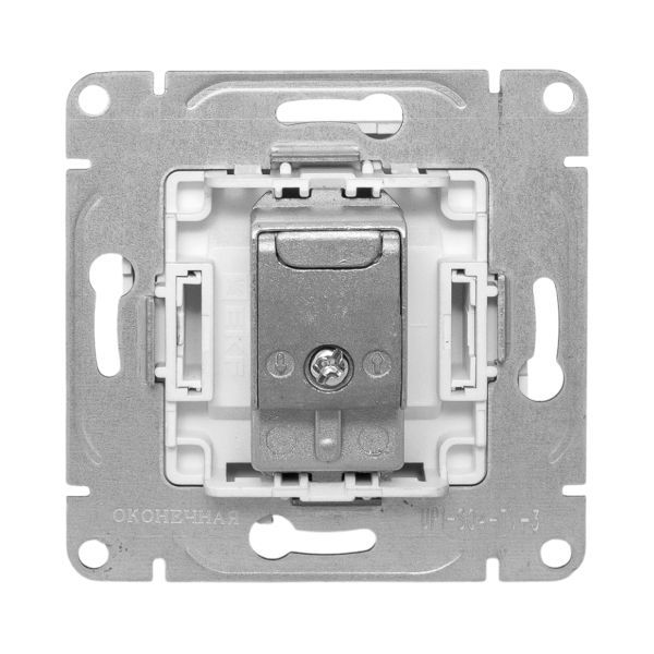  Розетка телевизионная оконечная TV СП Эпика механизм алюм. EKF UP1-SOA-TV-3 фото в каталоге от BTSprom.by
