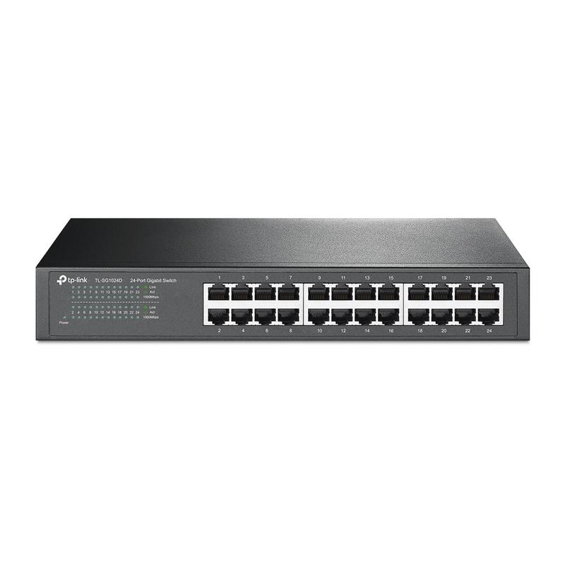 коммутатор tl-sg1024d 24-портовый гигабитный настол./монтируемый в стойку tp-link 1200085 от BTSprom.by