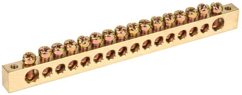 шина pen "земля-ноль" 8х12мм 16/2 (16групп/крепеж по краям) iek ynn21-16-100 от BTSprom.by шина pen "земля-ноль" 8х12мм 16/2 (16групп/крепеж по краям) iek ynn21-16-100 от BTSprom.by