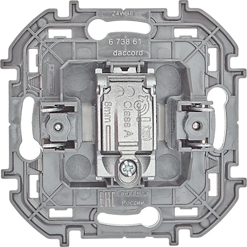  Розетка телевизионная проходная TV Inspiria 14дБ 5-862мГц механизм сл. кость IEK 673861 фото в каталоге от BTSprom.by
