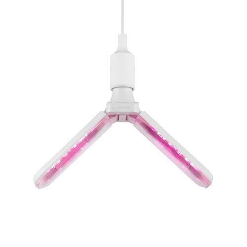 Лампа светодиодная GREEN LINE ФИТО-20W-PL-E27-GR 20Вт E27 для растений 2-х лепестковая красн./син. спектра Эра Б0064517 фото в каталоге от BTSprom.by