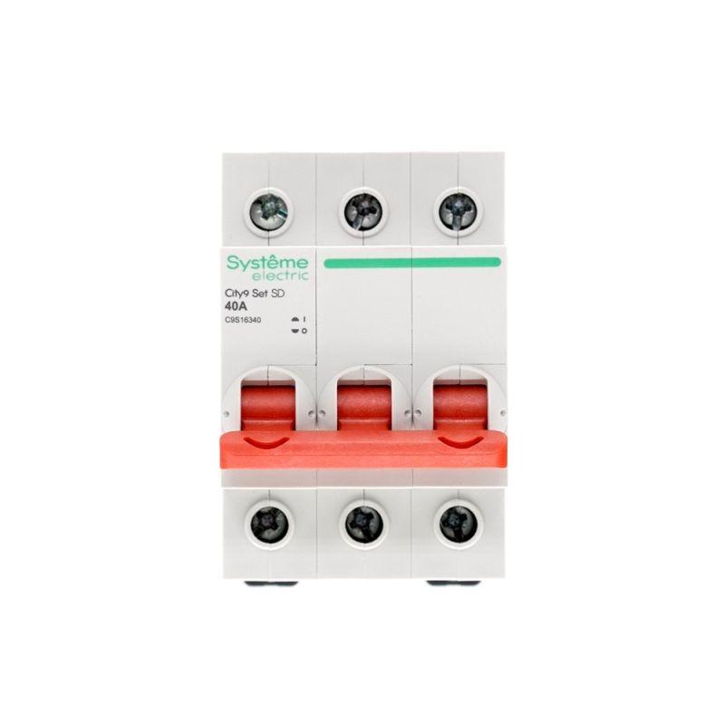  Выключатель нагрузки 3п 40А 400В City9 Set SE C9S16340 фото в каталоге от BTSprom.by