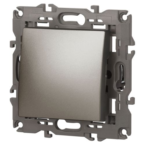  Выключатель Elegance 14-1101-16 250В 10АХ титан Эра Б0065782 фото в каталоге от BTSprom.by