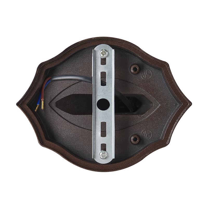  Светильник Ben 1х40Вт E27 IP44 бра настен. Voltega VGL7209WL-01BR фото в каталоге от BTSprom.by