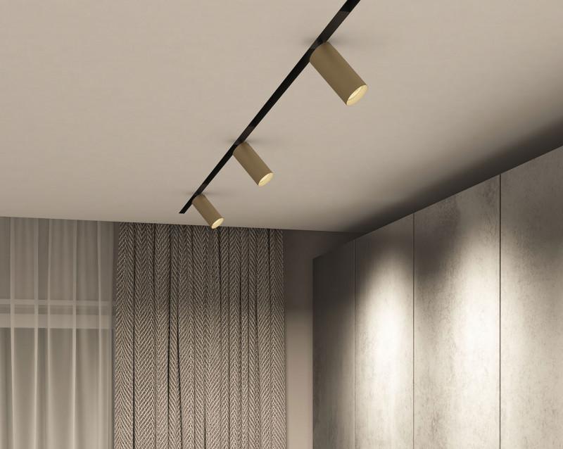  Светильник SMART SPOT 20Вт 3000К-6000К DIM акцентный матов. зол. с черн. DENKIRS 694293 фото в каталоге от BTSprom.by