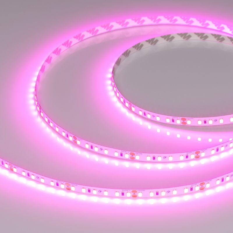 лента светодиодная rt-a120-8mm 24v magenta 9.6вт/м ip20 2835 (уп.5м) arlight 043381 от BTSprom.by